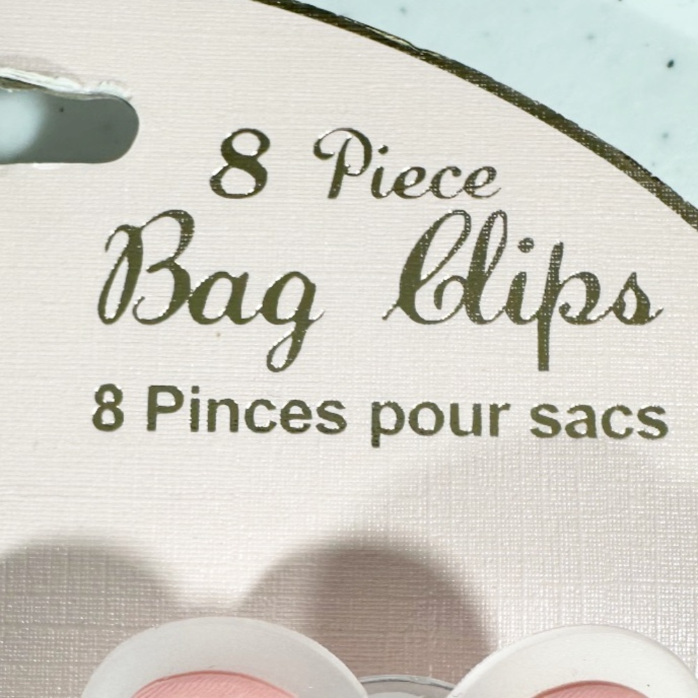 NEW CWC STRAWBERRY Bag Clips Set/8 - Picture 7 of 7